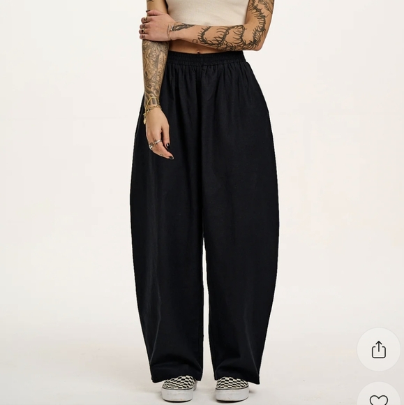 Lucy & Yak Pants - Linen Barrel Trousers